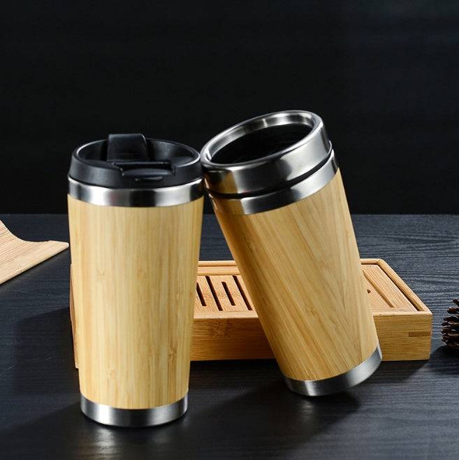 Leakproof Bamboo Travel Mug