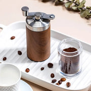 Coffee Manual Hand Grinder Portable Wood Grain Stainless Steel Coffee Grinders - StepUp Coffee