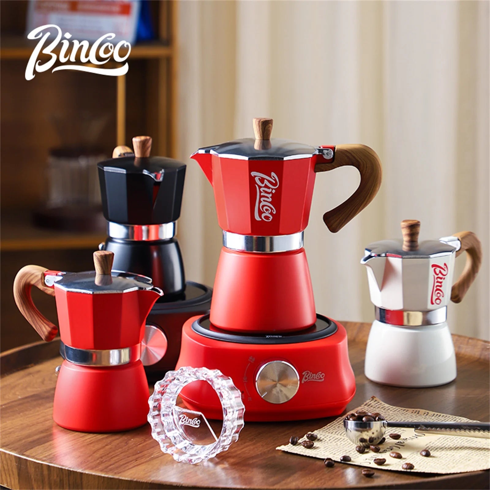 300ml Aluminum 6 Cup Moka Pot