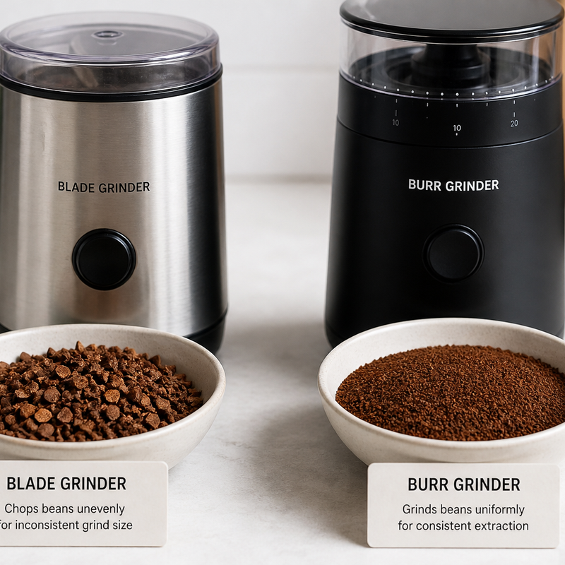 Coffee Grinder Blade vs Burr: What Beginners Should Know