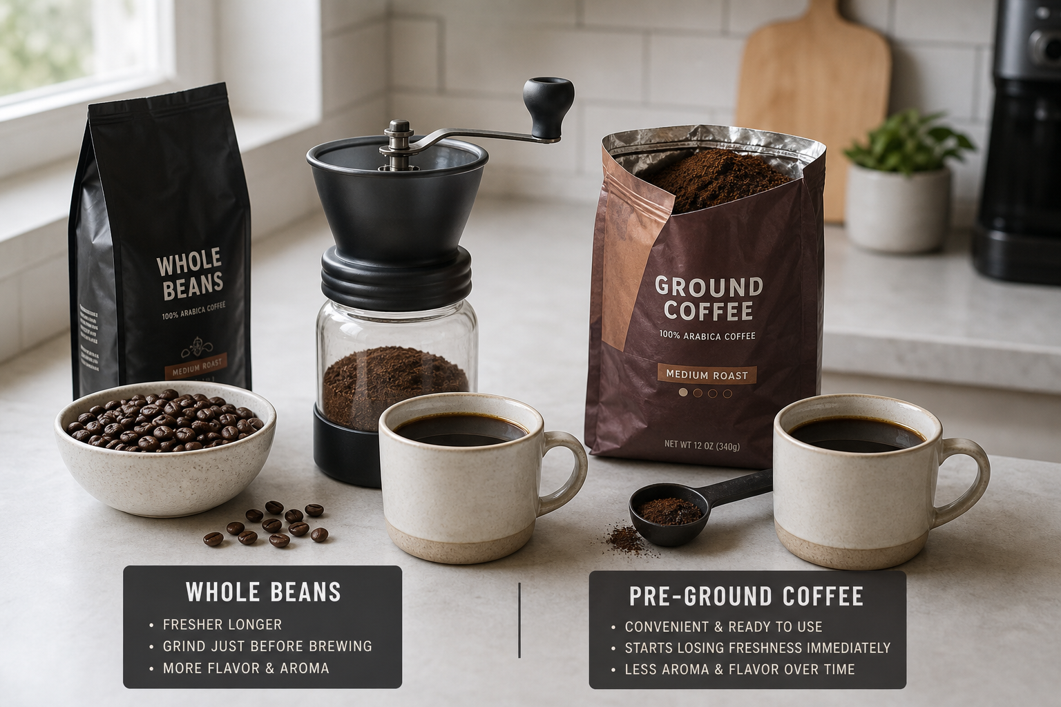 Fresh Ground Coffee vs Pre-Ground Coffee: Does It Really Matter?
