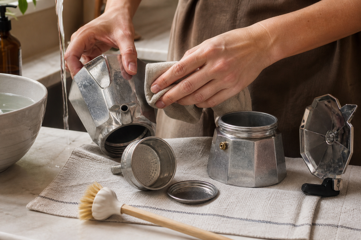How to Clean a Moka Pot Without Damaging It