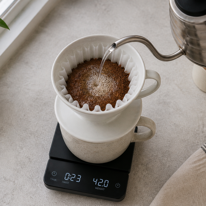 How to Use a Pour Over Dripper Step by Step