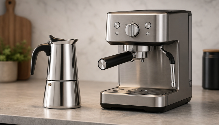 Stovetop Espresso Maker vs Espresso Machine: Key Differences