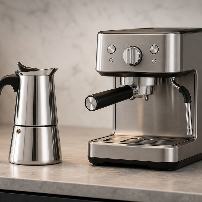 Stovetop Espresso Maker vs Espresso Machine: Key Differences