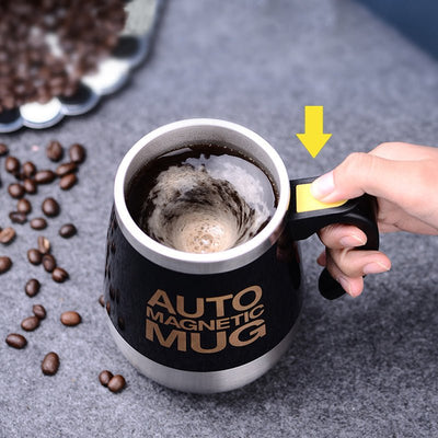 How does Automatic self-stirring Mugs Work?