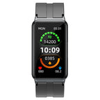 Blood Glucose Monitoring Smartwatch with fitness tracking, heart rate monitoring, and real-time glucose data. Non-invasive health wearable.