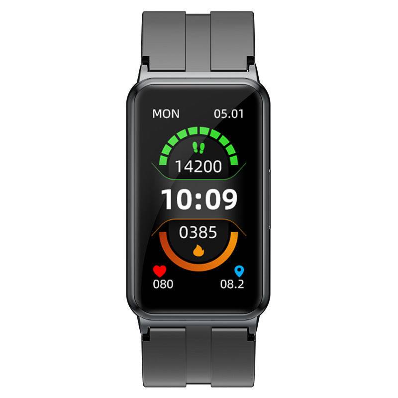 Blood Glucose Monitoring Smartwatch with fitness tracking, heart rate monitoring, and real-time glucose data. Non-invasive health wearable.