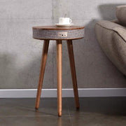 Bluetooth Speaker Small Coffee Table with Wireless Charging | Modern Creative Round Table