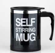 Coffee Self Stirrer Mug With Creative Handle, With Lid Coffee travel mug - StepUp Coffee