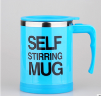 Coffee Self Stirrer Mug With Creative Handle, With Lid Coffee travel mug - StepUp Coffee