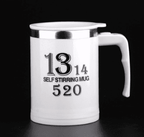Coffee Self Stirrer Mug With Creative Handle, With Lid Coffee travel mug - StepUp Coffee