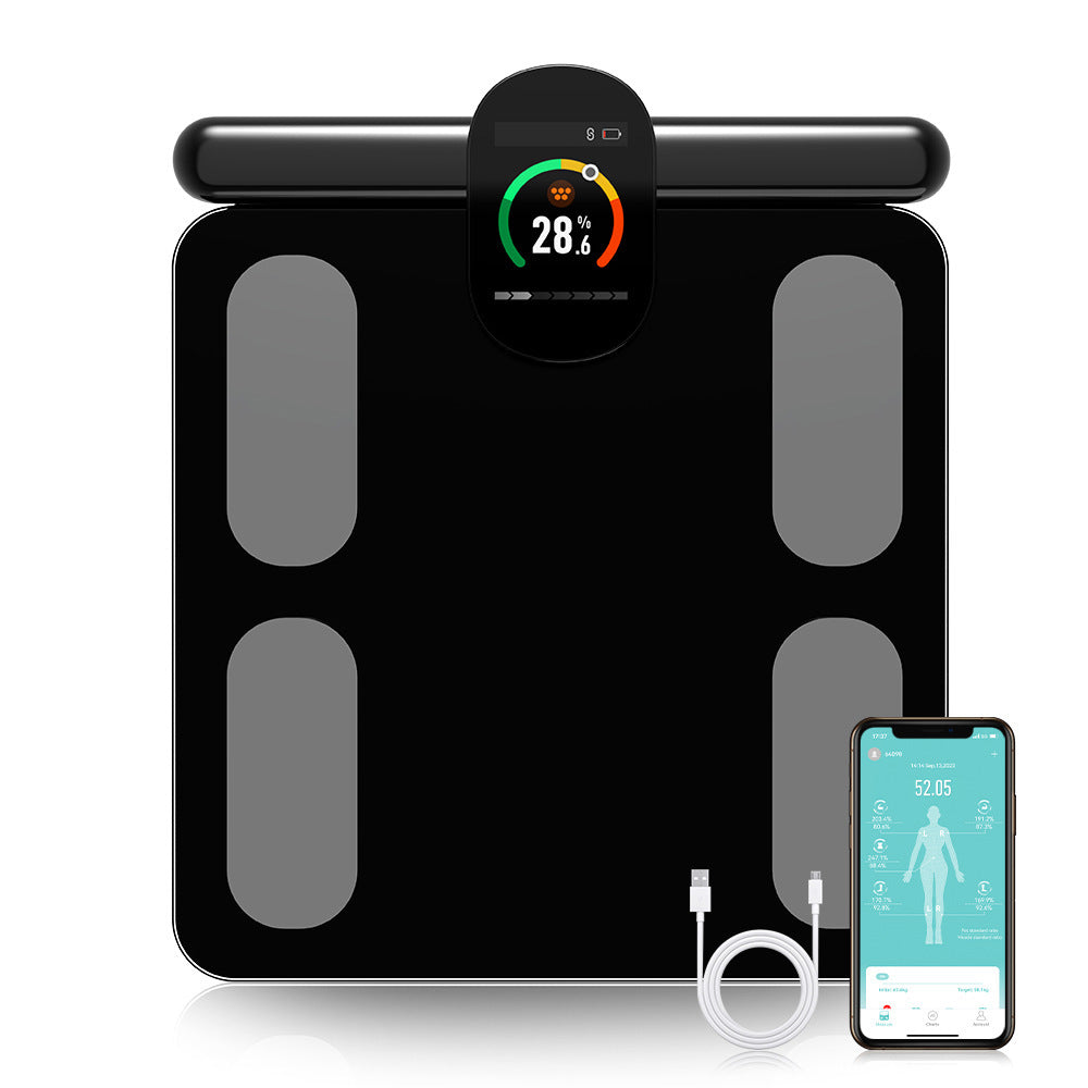 Intelligent Eight-Electrode Body Fat Scale | Professional Body Composition Analyzer"