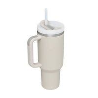 Thermal Mug 40oz Straw Coffee Insulation Cup With Handle BPA Free Coffee travel mug - StepUp Coffee