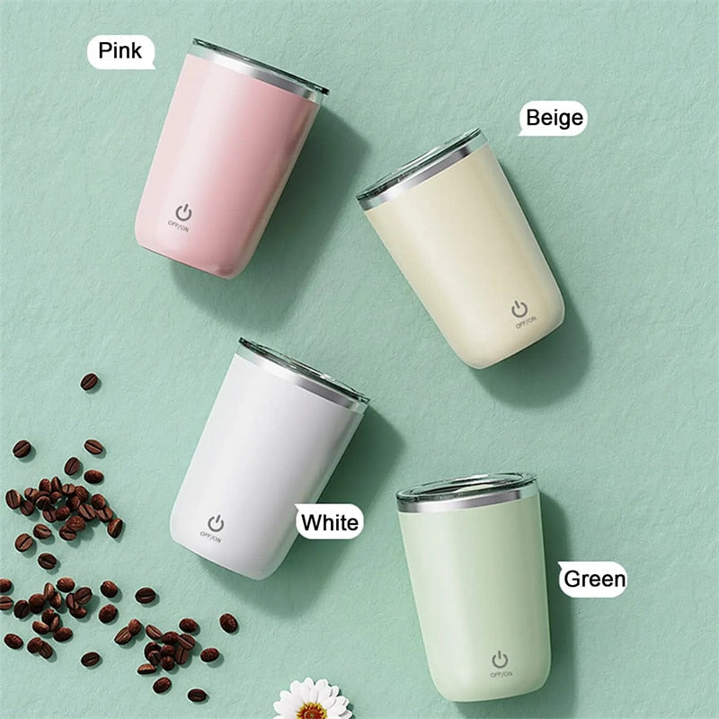 Automatic Self Stirring Mug Coffee Milk Juice Mixing Cup Electric 350 ml Coffee travel mug - StepUp Coffee