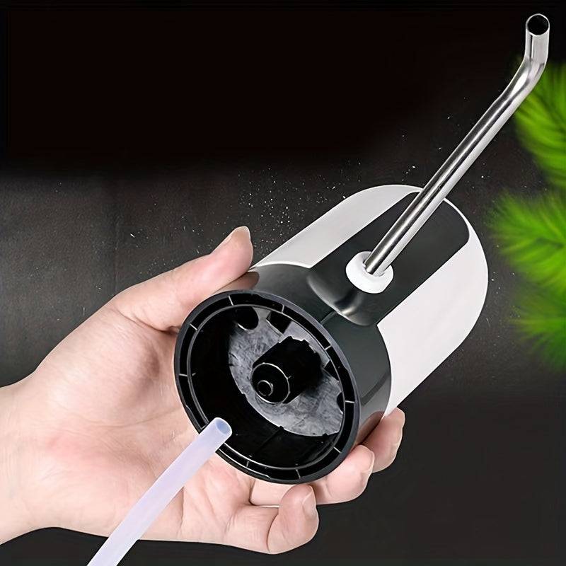 Hand lifted the pump showing the bottom conections