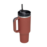 Thermal Mug 40oz Straw Coffee Insulation Cup With Handle BPA Free Coffee travel mug - StepUp Coffee