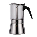 Glass Stainless Steel Moka Pot
