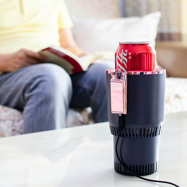 a can of soda sitting on top of a table