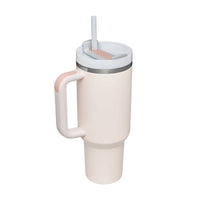 Thermal Mug 40oz Straw Coffee Insulation Cup With Handle BPA Free Coffee travel mug - StepUp Coffee