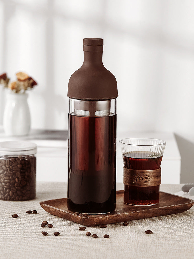 Glass Coffee Pot Mocha Cold Brew Cafetera Filter Coffee Pot Tea Infuser