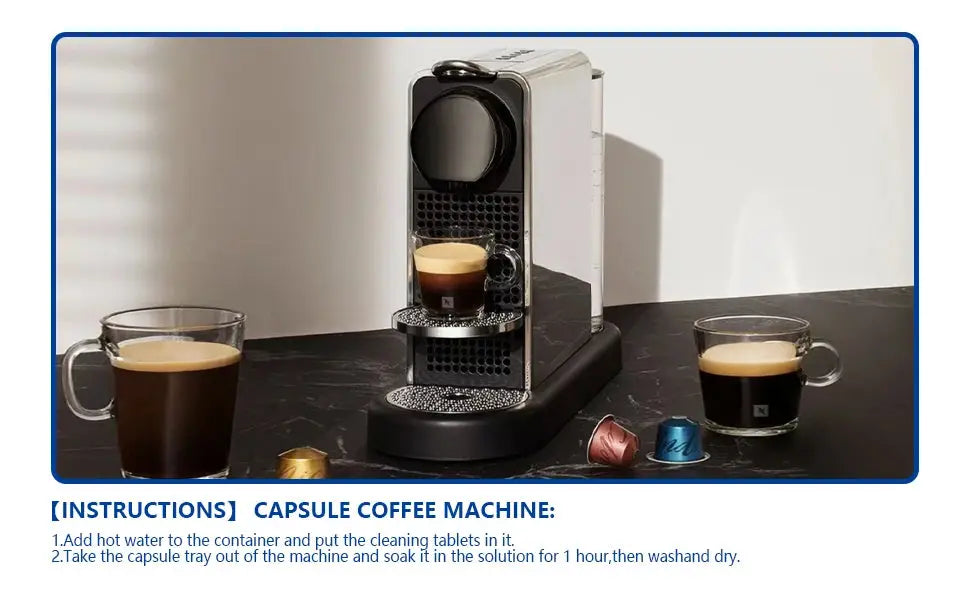 Coffee Machine Cleaning Tablets – Descaler for Espresso & Automatic Machines