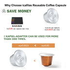 Steel Reusable Nespresso Pod