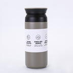 Japanese Element Cup Vacuum Thermos – 304 Stainless Steel Portable Tumbler with Flat Lid
