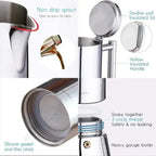Easyworkz 18/8 Stainless Moka Pot
