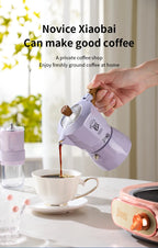 Double Valve Moka Pot Espresso Maker Manual Brewed
