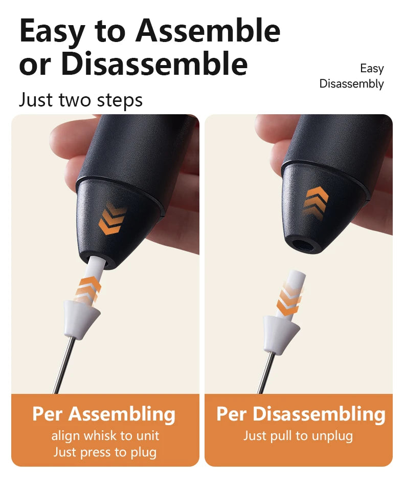 USB 3-Speed Milk Frother