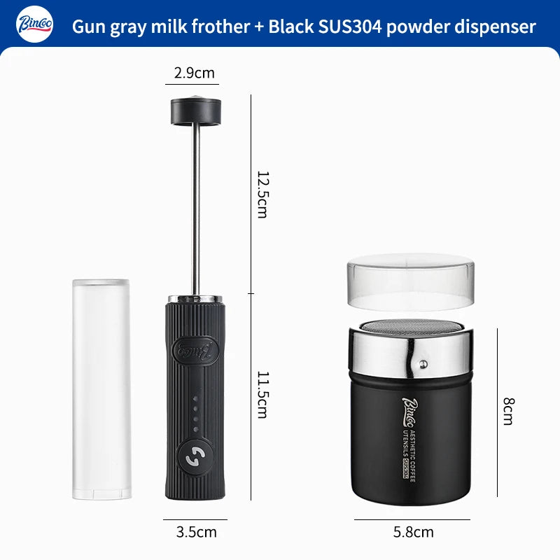 Electric Milk Frother, Wireless Handheld Blender