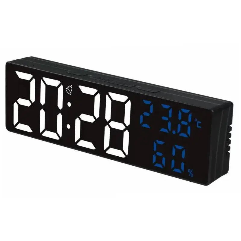 Digital Wall clock display time, temperature, humidity