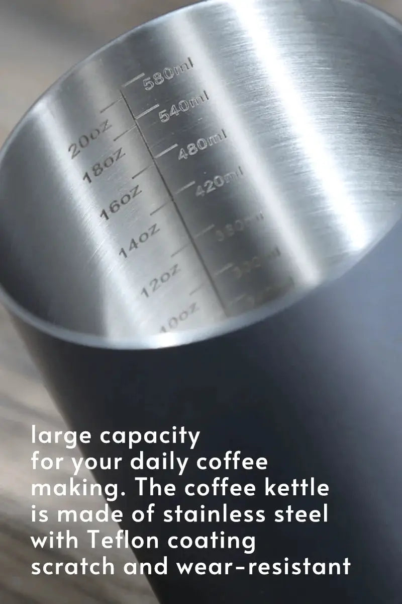 Stainless Steel 600ml Long Gooseneck Spout Barista Espresso Coffee Makers