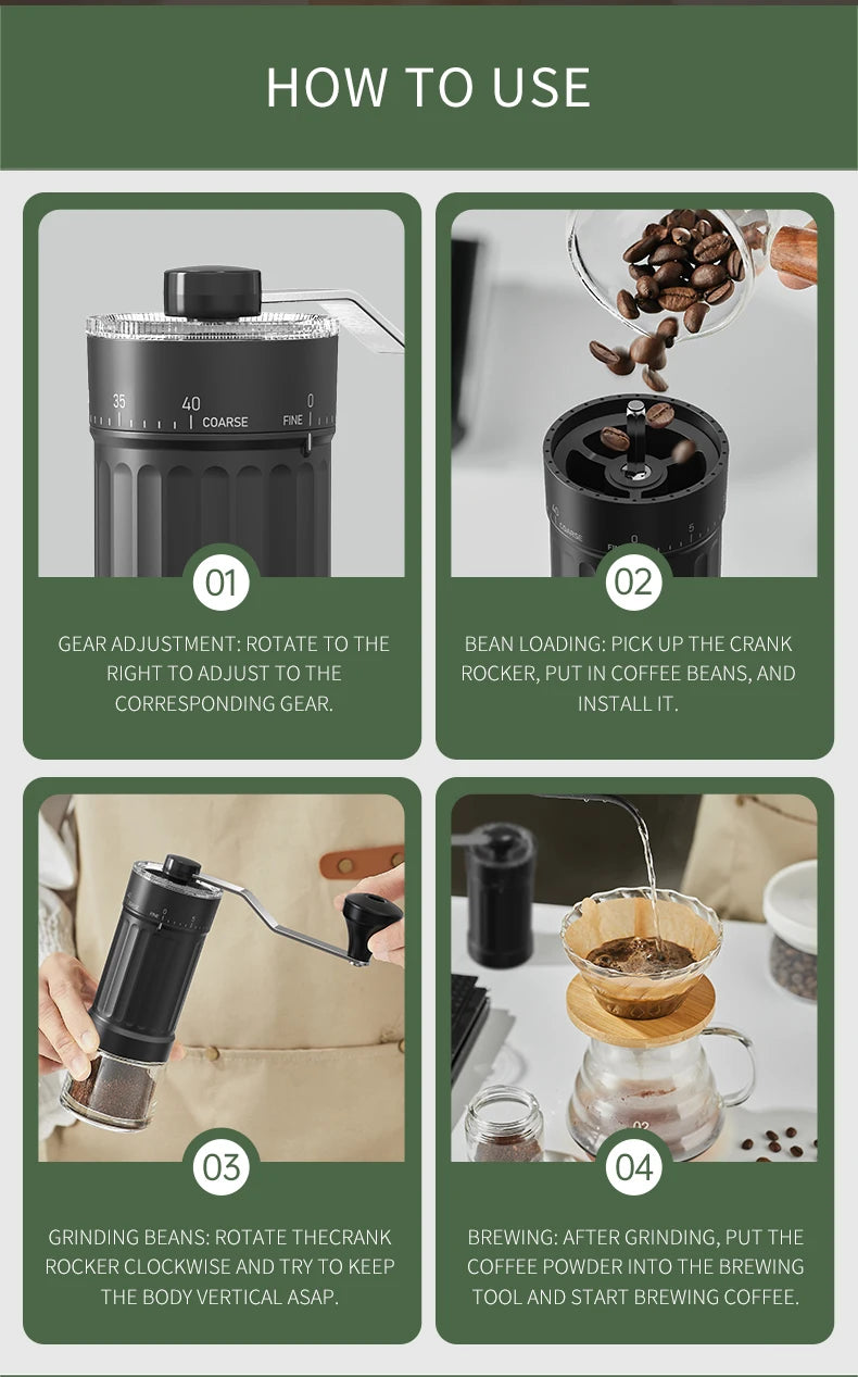 Ceramic Burr Coffee Grinder