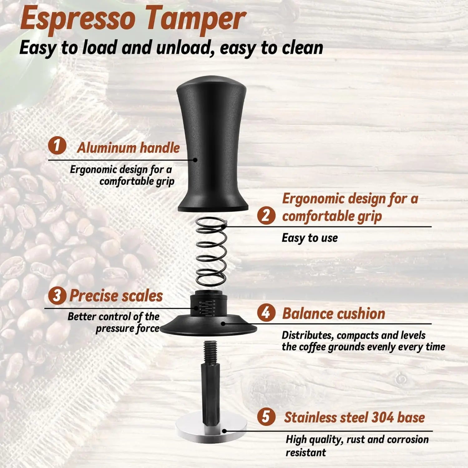 51/58mm Stainless Barista Kit