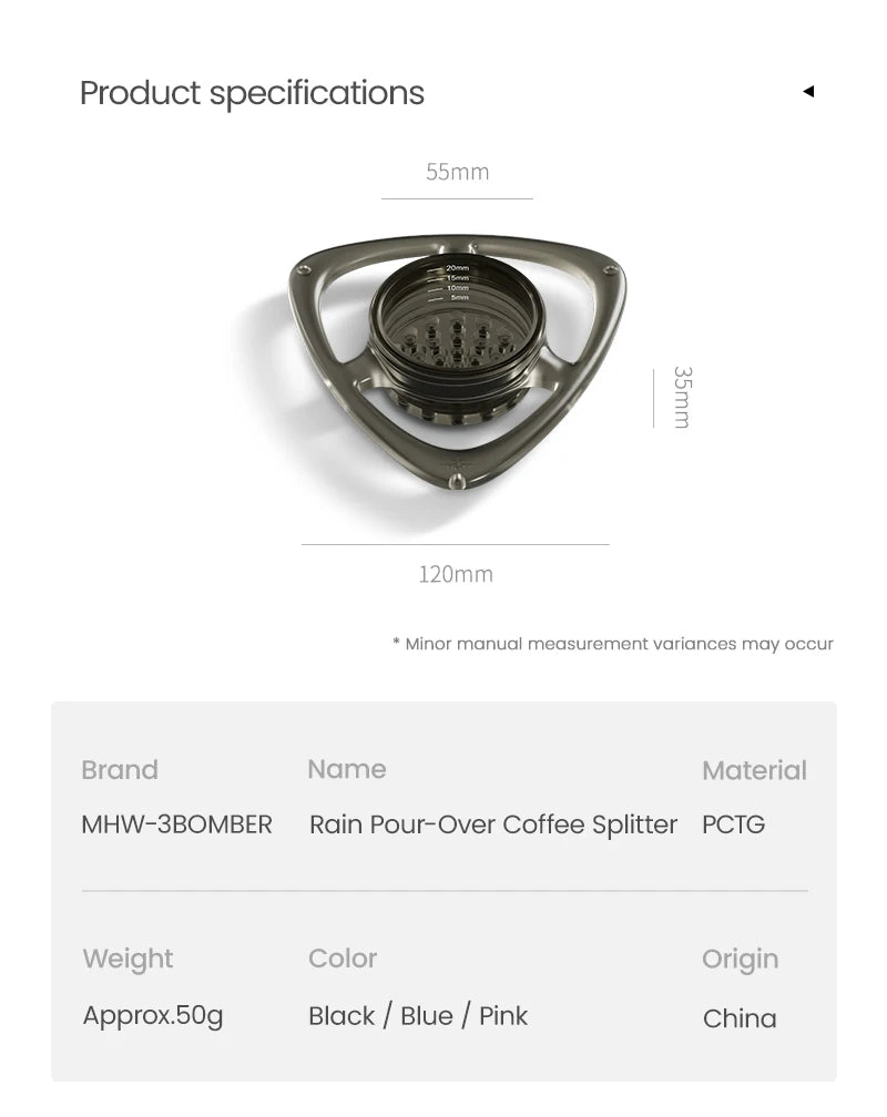 Tritan Pour Over Flow Splitter