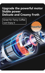 USB 3-Speed Milk Frother