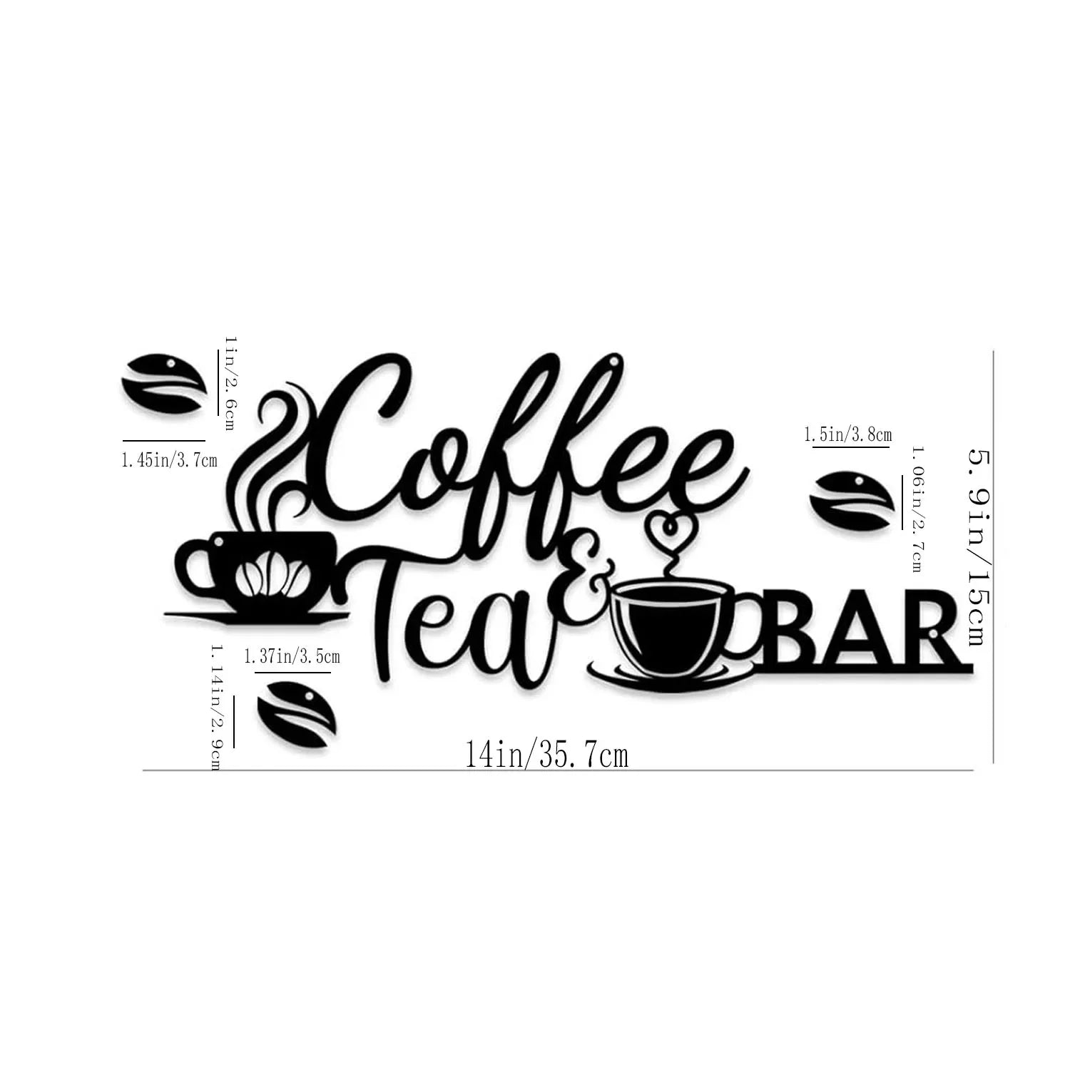 Coffee Bar Sign - Rustic Wall Art for Home Decor