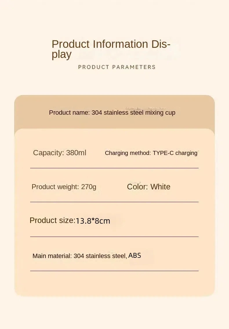 380ml Self Stirring Mug