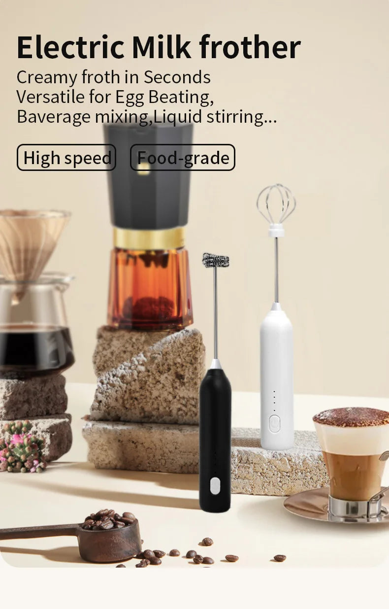 USB 3-Speed Milk Frother