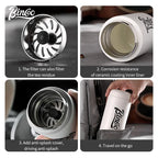 Insulated Coffee Ceramic Thermos Capsule Cup Cup 400ML