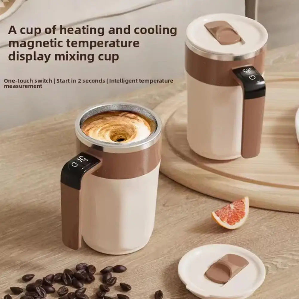 Automatic Stirring Mug - Stainless Steel Drinkware