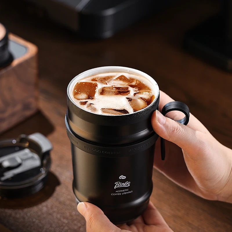 Ceramic Lined Coffee Cup, 316 Stainless Steel Insulated Tumbler