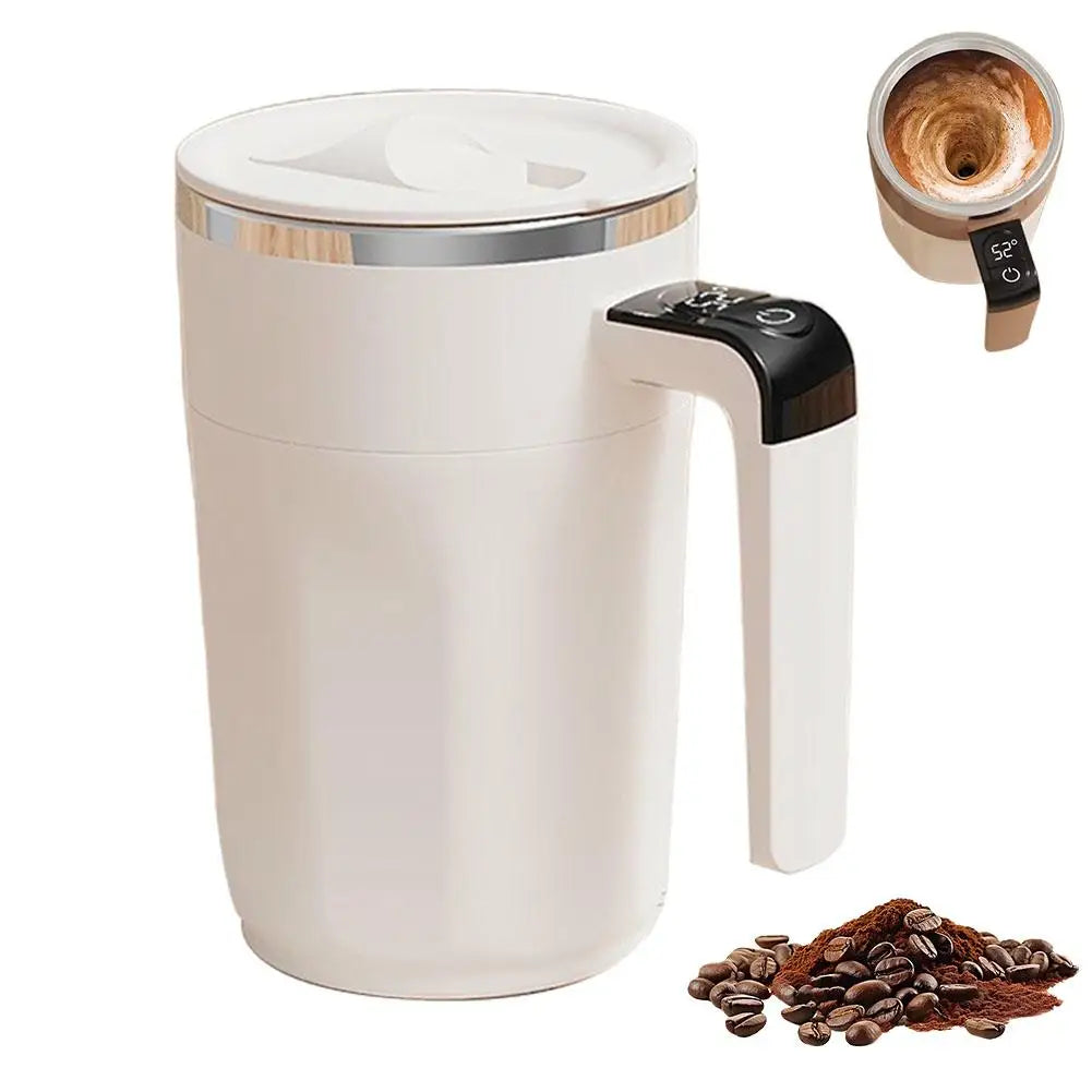 Automatic Stirring Mug - Stainless Steel Drinkware