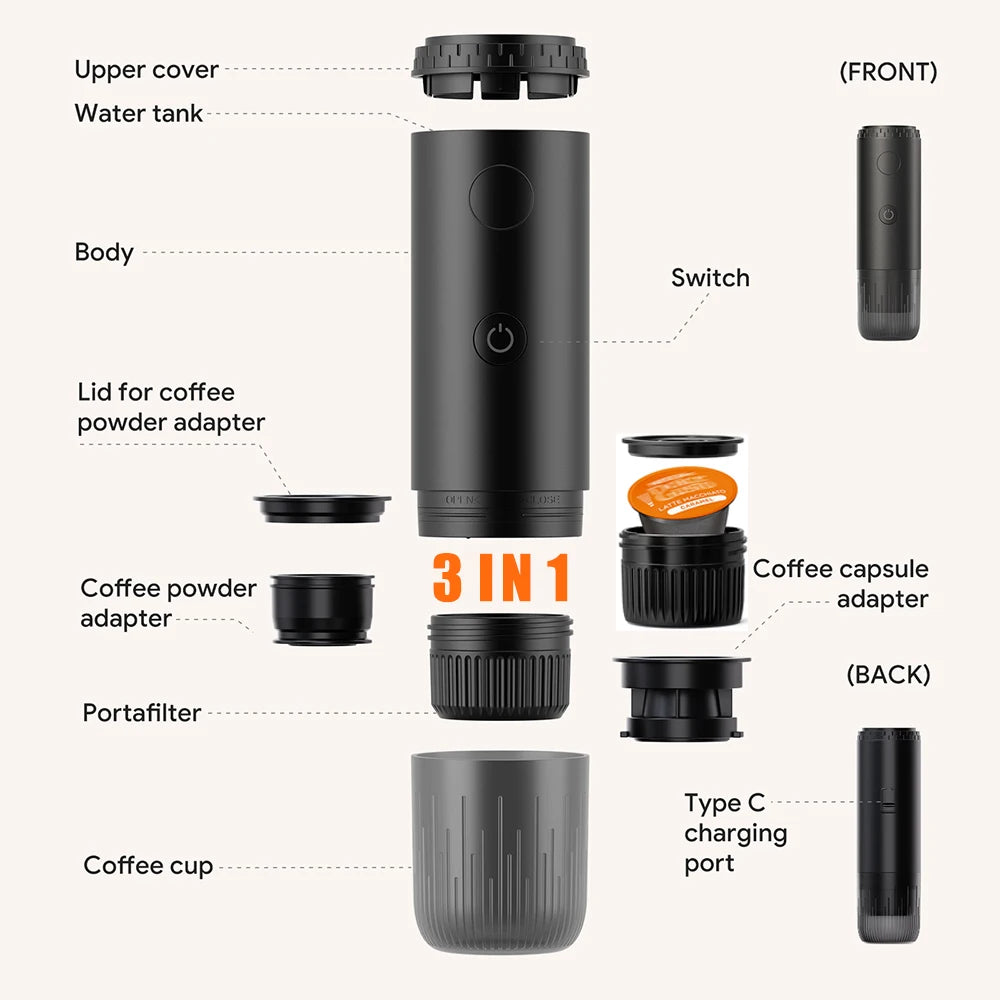 Portable Car Espresso Maker