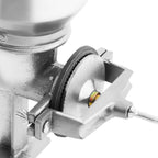 Hand Crank Grain Grinding Tool, Manual Flour Mill for Wheat Corn Coffee Beans, Adjustable Fineness with Clamp