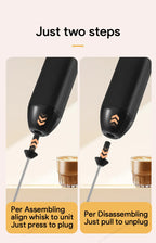 USB 3-Speed Milk Frother