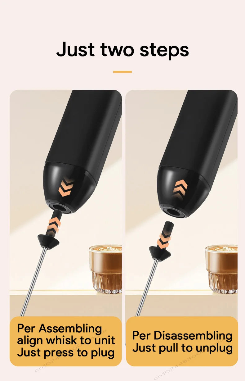 USB 3-Speed Milk Frother