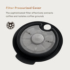 Stainless Steel Reusable Tassimo Pods with 4 Black Silicone Lid Tamper Compatible for-Bosch Tassimo Machine